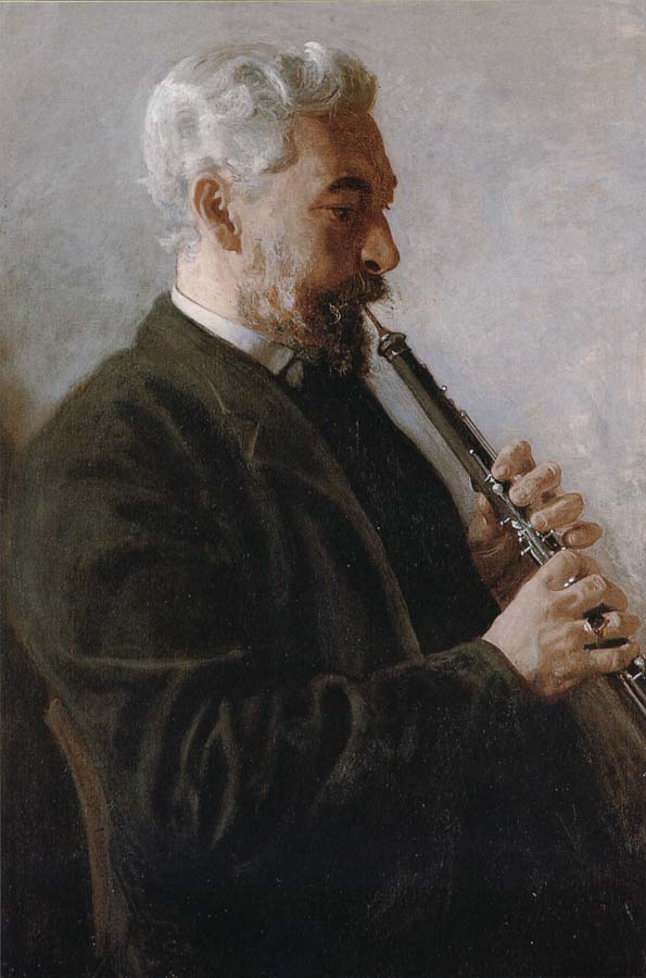 Thomas Eakins The Oboe player